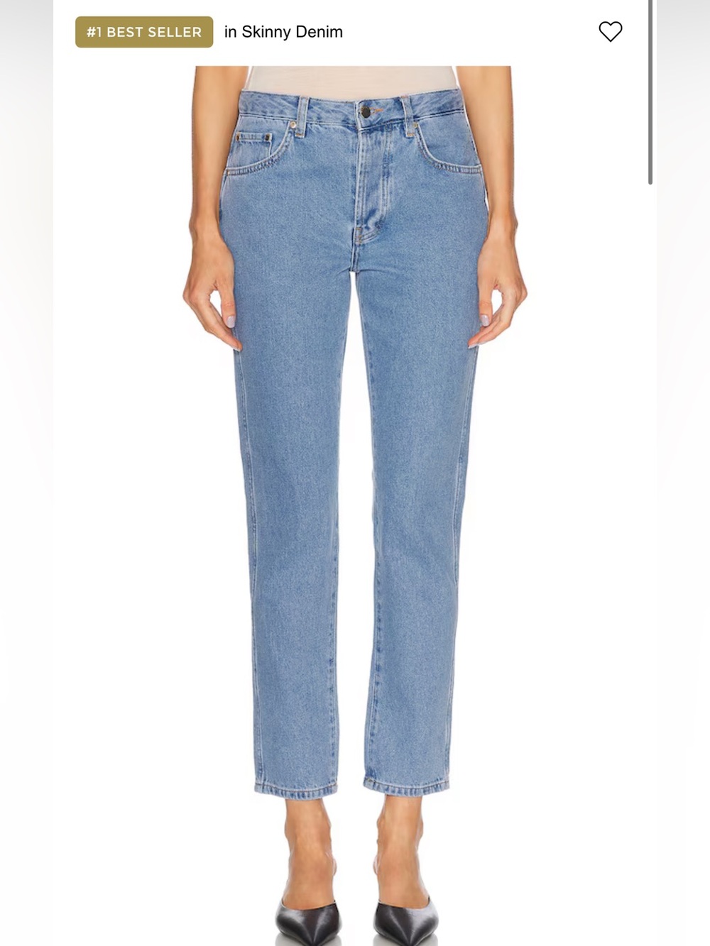 Renggli slim leg jeans in light wash! Size 26